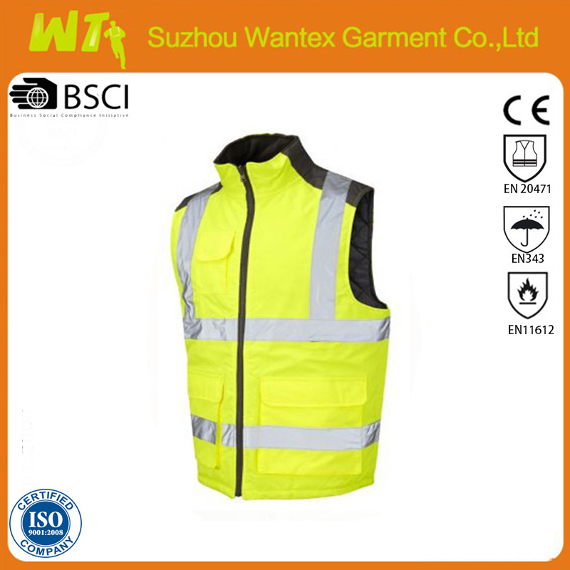 Hi Vis Bodywarmer & Vest Yellow