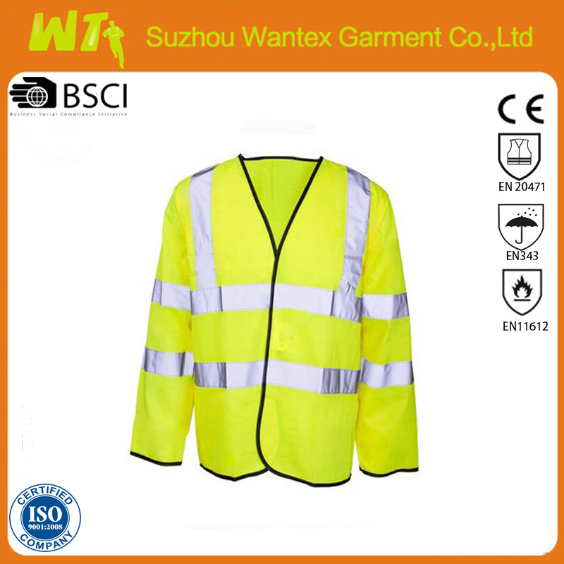 New Hi Vis Long Sleeved Vest