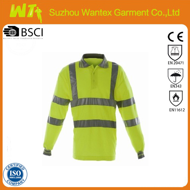 High Vis fashion bulk plain t-shirts, polo shirts for men