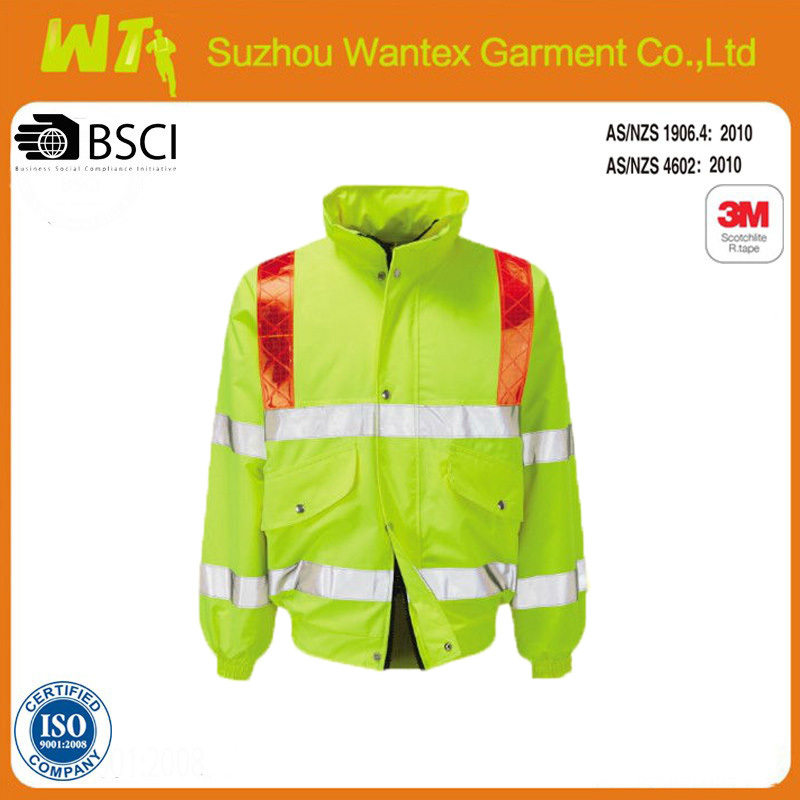 EN471/343 High Visibility jacket waterproof bomber jacket