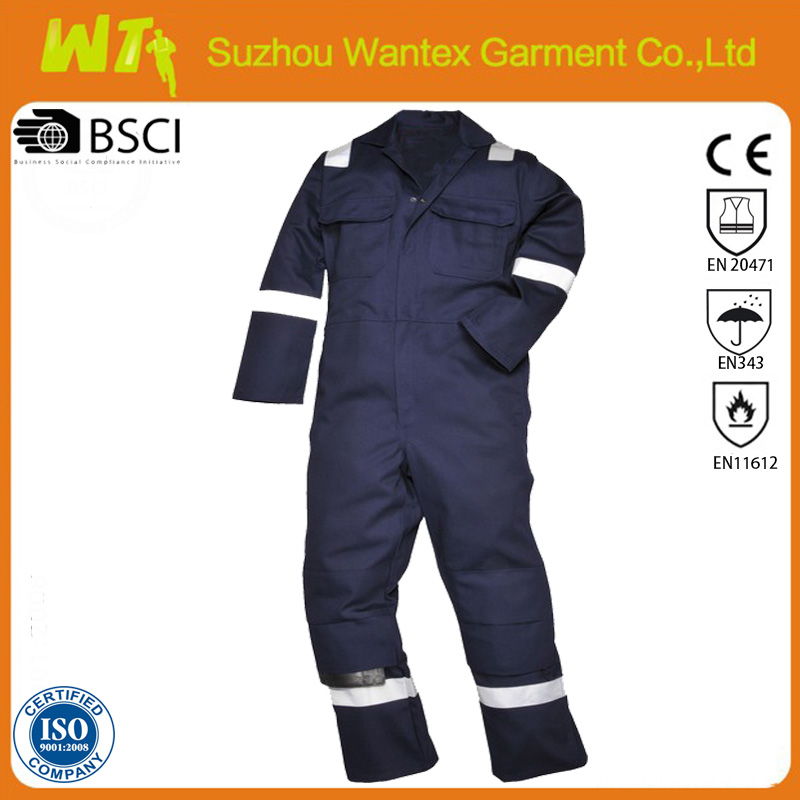 Flame retardant Navy blue coverall