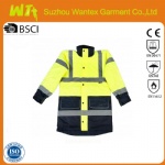 Hi-vis Jacket - Yellow & Navy