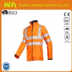 High Vis Orange Softshell Jacket