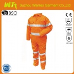 Hi Vis Safety Reflective Flame Retardant Cotton Overalls
