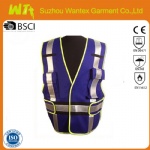 Royal Blue NFPA FR ANSI 207 Public Safety Vest