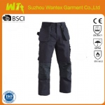 Factory Cordura 100% cotton knee patch work cargo pants