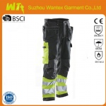 Workwear Tradesman's Workpants with Hi-Vis