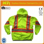hi-vis Reflective pullover fleece jacket